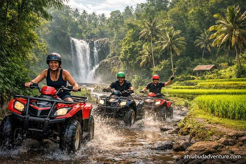 Guided ATV quad bike adventure Ubud