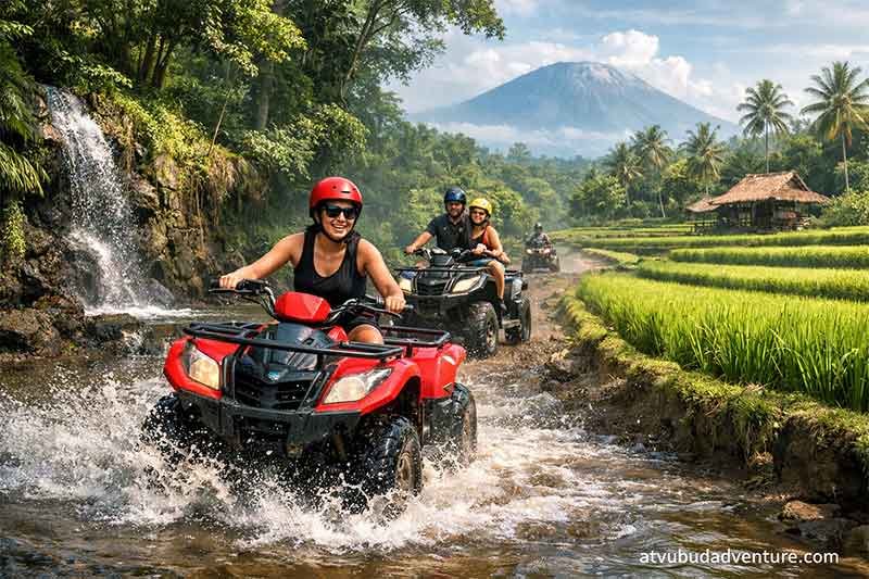 ubud atv jungle and rice field tour