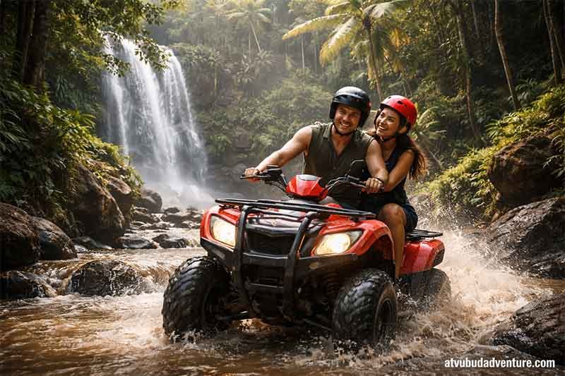 ubud ATV ride for couples romantic adventure idea