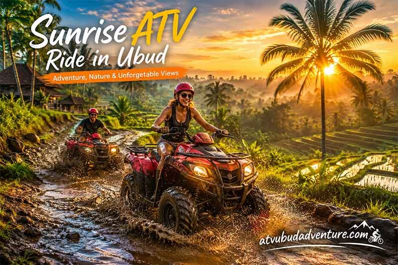 Sunrise ATV ride in Ubud