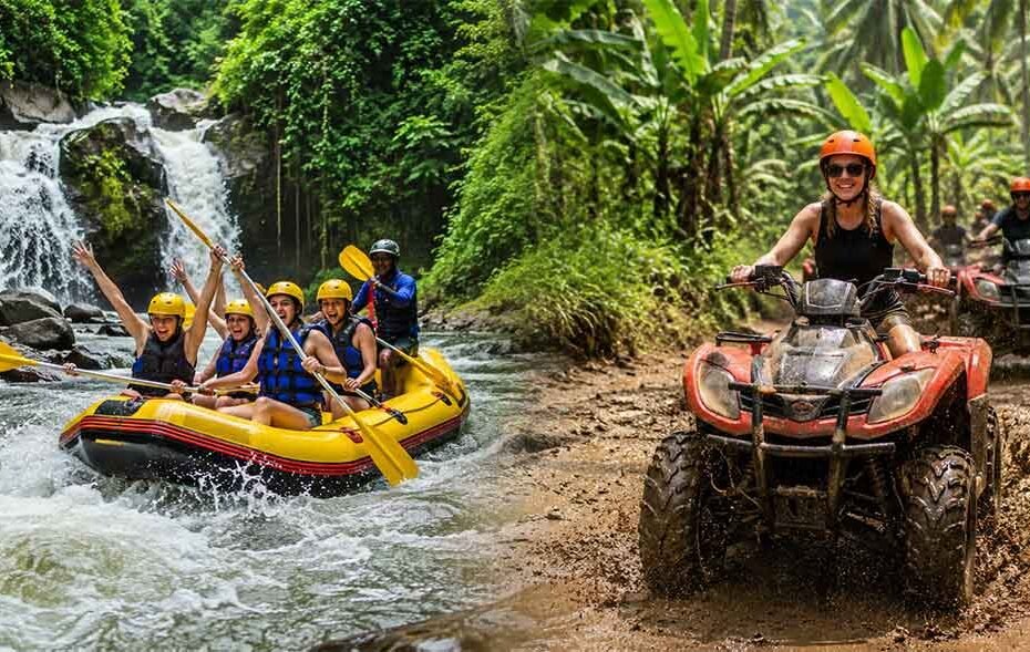 white water rafting and atv ubud