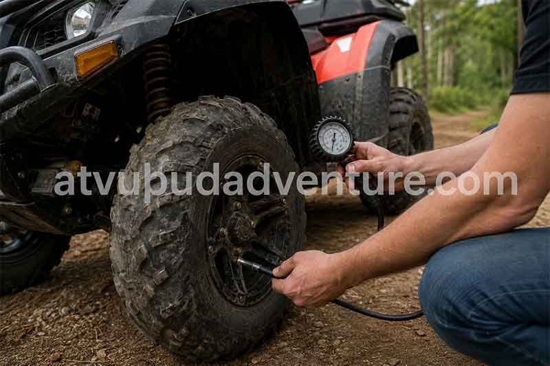 ATV tire pressure guide