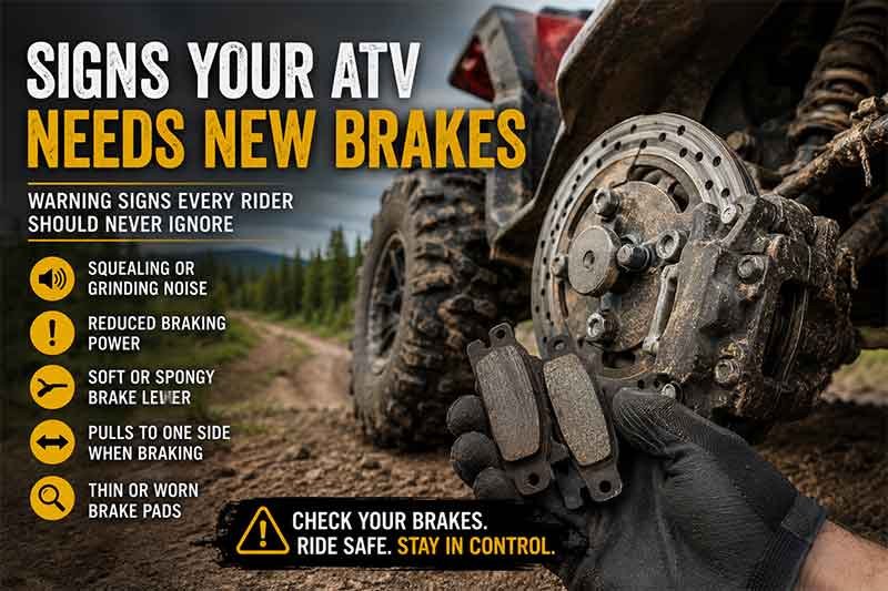 Signs your ATV needs new brakes
