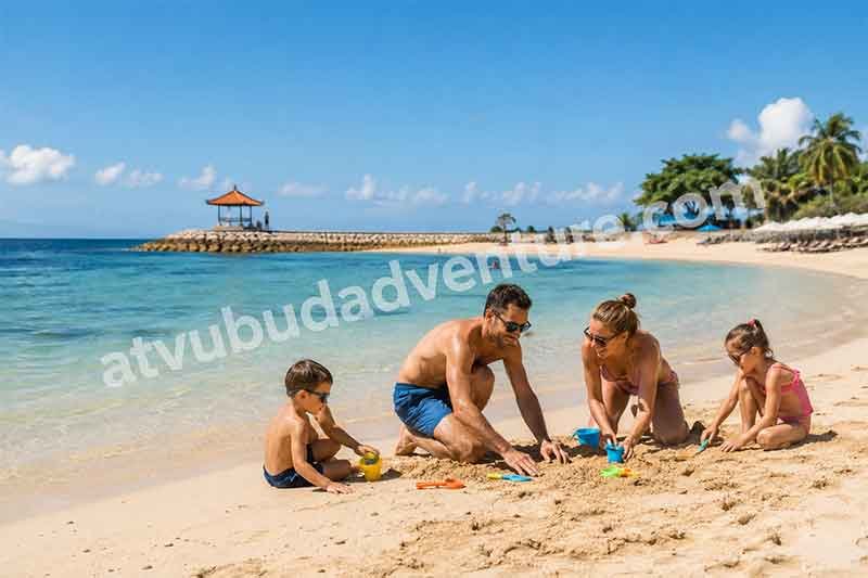 family friendly beaches in bali with calm water