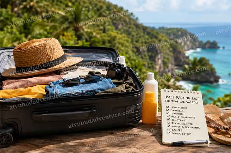 Bali Packing List for Tropical Vacation