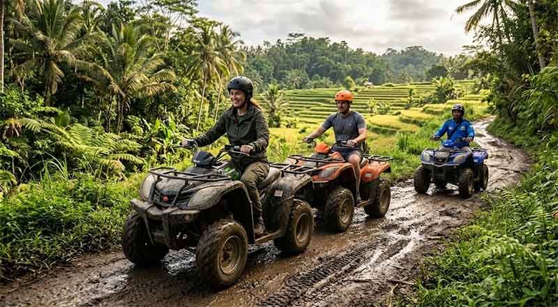 how long is an ATV tour in Ubud