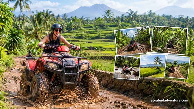 what kind of terrain is used for ATV Ubud tours