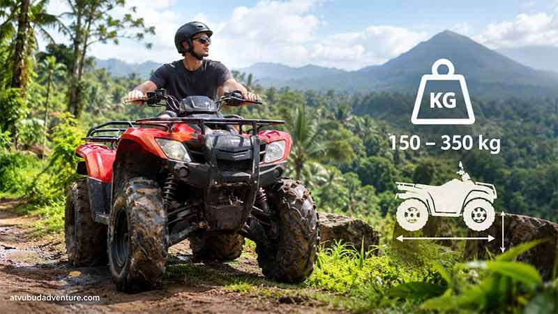 how much does an ATV weigh